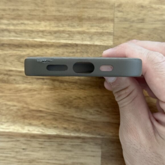 OEM Genuine Apple iPhone 15 Pro 6.1" Fine Woven Case in Taupe MagSafe - Picture 7 of 10